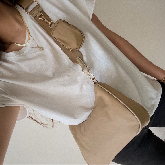 In Style Crossbody Bag — Beige - Picture 3 of 9